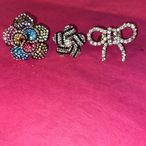 3 fashion adjustable rings (no tarnish)